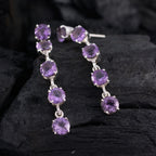 Amethyst-Russian-Alina-multiple-Stud-Purple-925-Silver-Earring