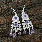 Amethyst-Egyptian-Anna-multiple-Dangle-Purple-925-Sterling-Silver-Earring