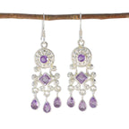 Amethyst-Egyptian-Anna-multiple-Dangle-Purple-925-Sterling-Silver-Earring