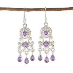 Amethyst-Egyptian-Anna-multiple-Dangle-Purple-925-Sterling-Silver-Earring