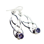 Amethyst-Korean-Audrey-multiple-Dangle-Purple-925-Silver-Earring