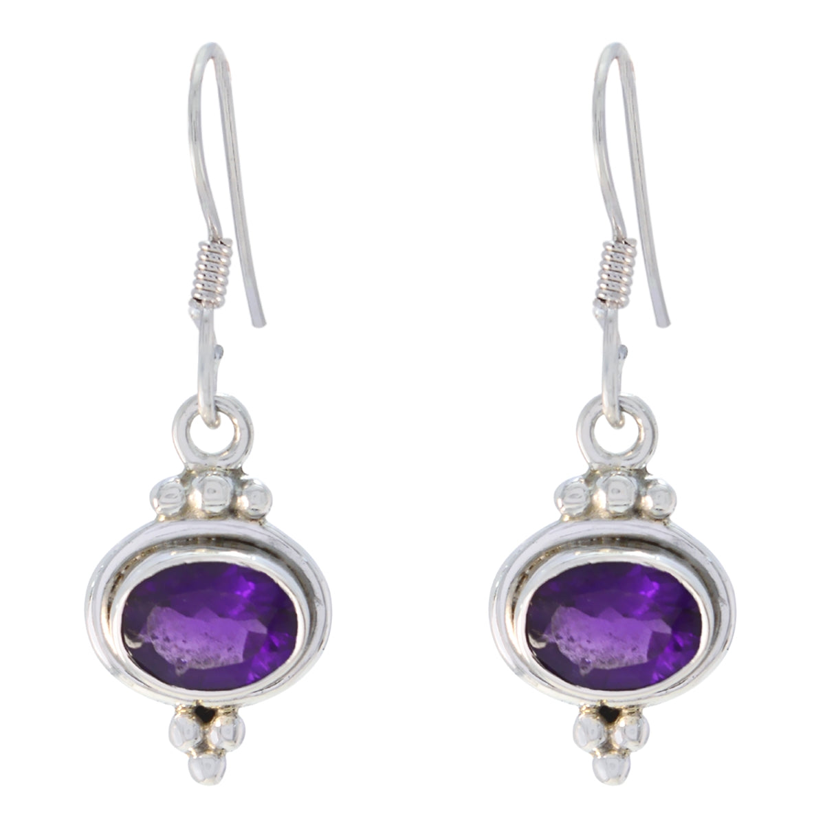 Amethyst-Middle-Eastern-Bella-multiple-Dangle-Purple-925-Silver-Earring