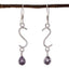 Amethyst-German-Isla-multiple-Dangle-Purple-Silver-Earring
