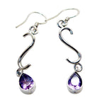 Amethyst-German-Isla-multiple-Dangle-Purple-Silver-Earring