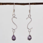 Amethyst-German-Isla-multiple-Dangle-Purple-Silver-Earring
