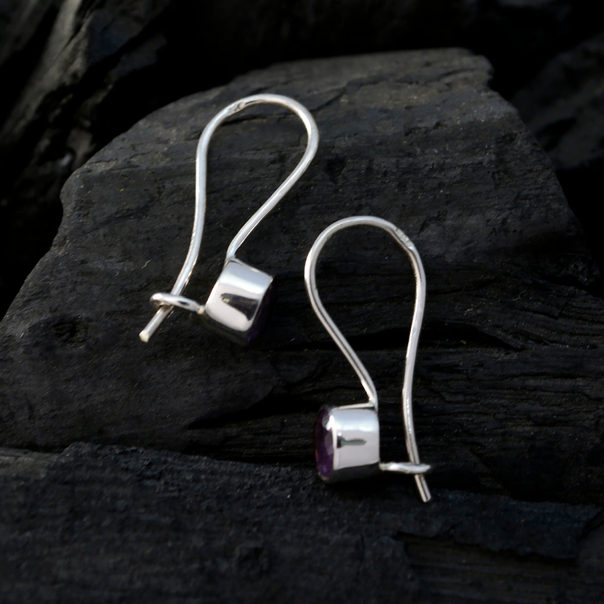 Amethyst-Mexican-Bianca-multiple-Dangle-Purple-925-Sterling-Silver-Earring