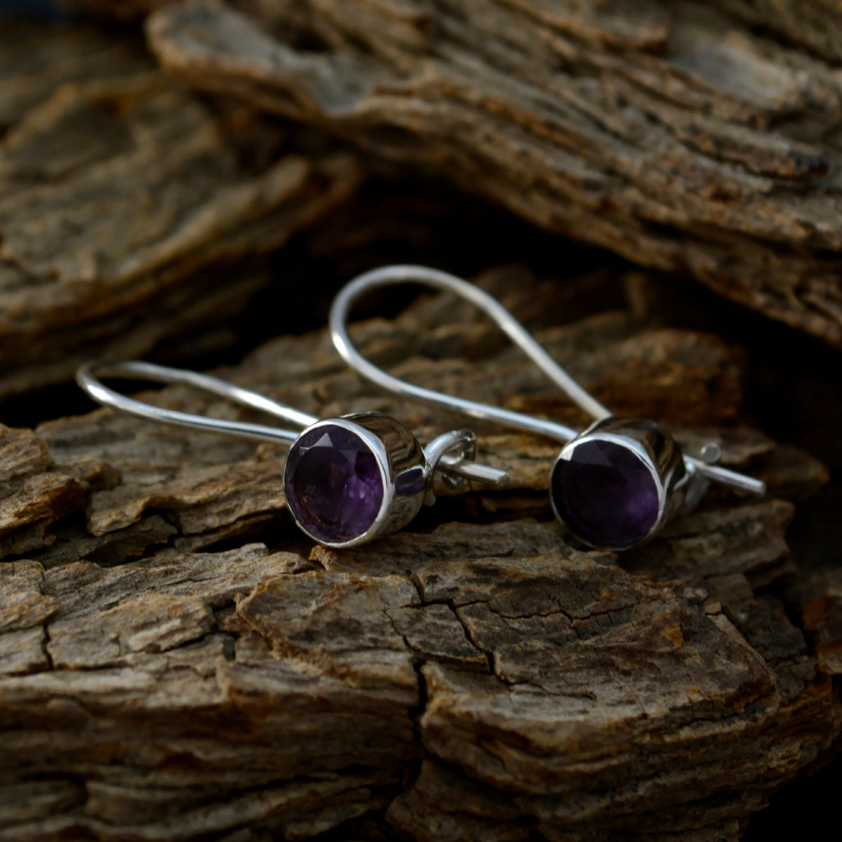 Amethyst-Mexican-Bianca-multiple-Dangle-Purple-925-Sterling-Silver-Earring