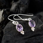 Amethyst-French-Chloe-multiple-Dangle-Purple-925-Sterling-Silver-Earring