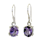 Amethyst-Spanish-Naomi-multiple-Dangle-Purple-925-Sterling-Silver-Earring