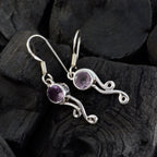 Amethyst-Korean-Nella-multiple-Dangle-Purple-Sterling-Silver-Earring