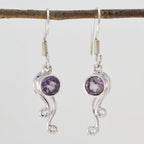 Amethyst-Korean-Nella-multiple-Dangle-Purple-Sterling-Silver-Earring