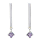 Amethyst-Turkish-Mila-Solitaire-Stud-Purple-Sterling-Silver-Earring