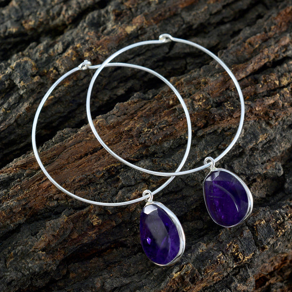 Amethyst-Russian-Eleanor-multiple-Dangle-Purple-925-Silver-Earring