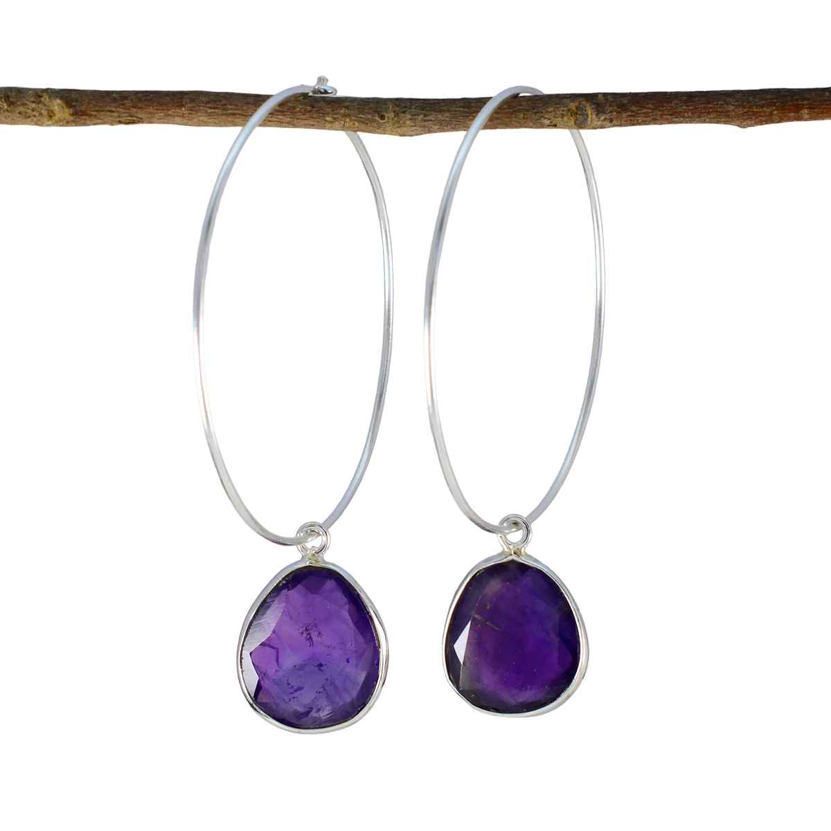 Amethyst-Russian-Eleanor-multiple-Dangle-Purple-925-Silver-Earring