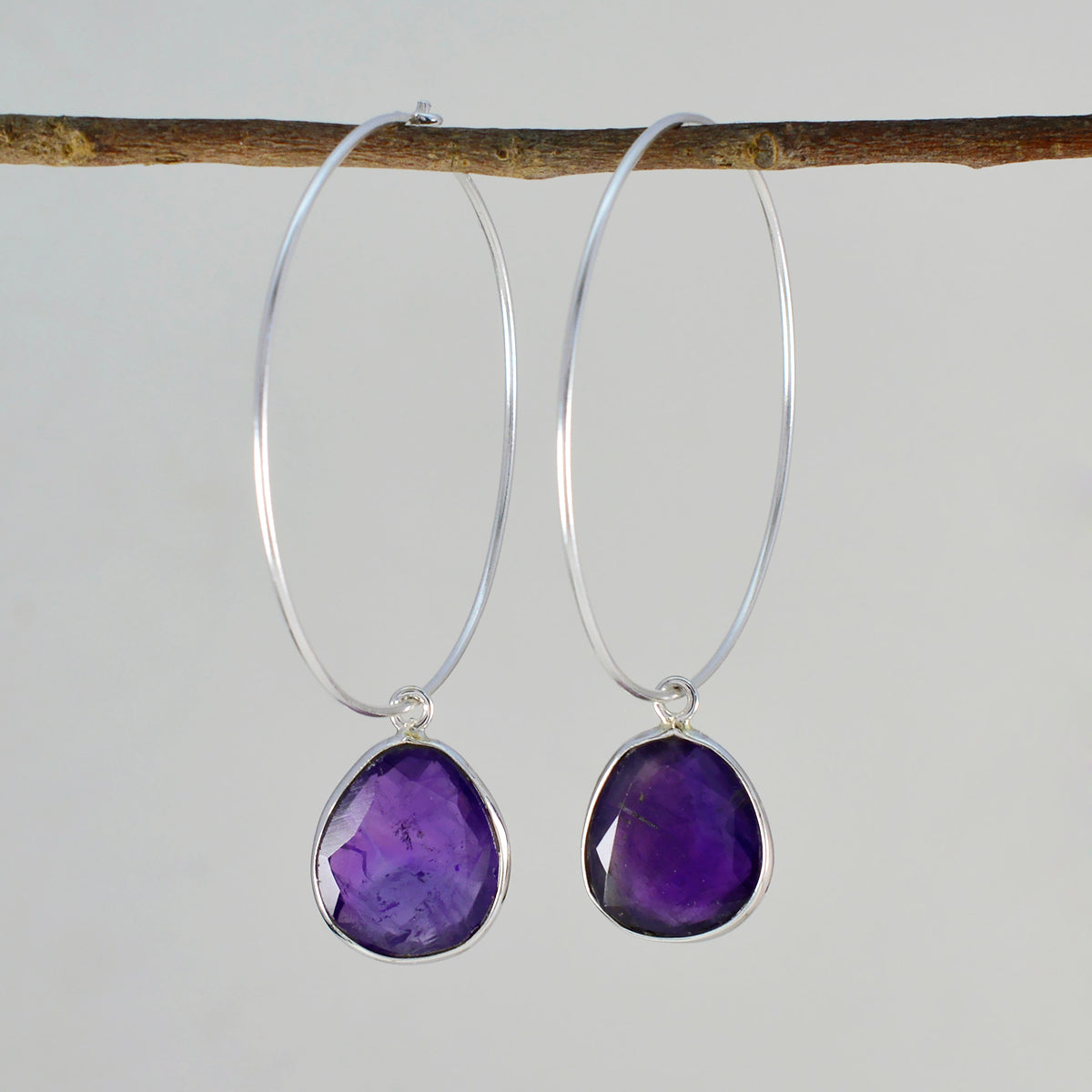 Amethyst-Russian-Eleanor-multiple-Dangle-Purple-925-Silver-Earring