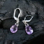 Amethyst-Egyptian-Eliza-multiple-Dangle-Purple-925-Sterling-Silver-Earring