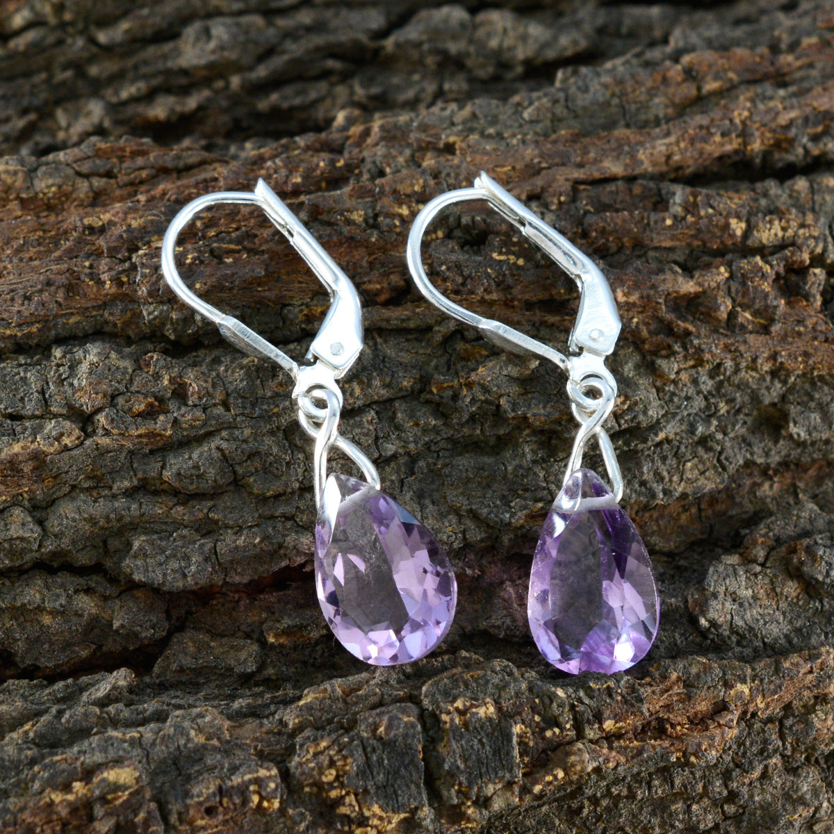 Amethyst-Egyptian-Eliza-multiple-Dangle-Purple-925-Sterling-Silver-Earring