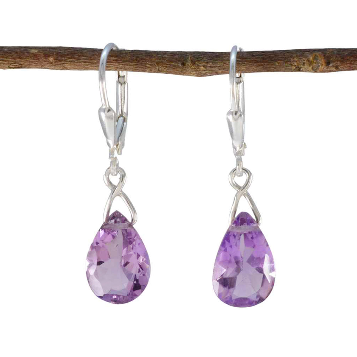 Amethyst-Egyptian-Eliza-multiple-Dangle-Purple-925-Sterling-Silver-Earring Главное изображение товара