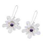 Amethyst-American-Ella-Solitaire-Dangle-Purple-Silver-Earring