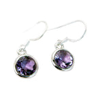 Amethyst-Japanese-Emilia-Solitaire-Dangle-Purple-925-Silver-Earring