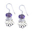 Amethyst-Japanese-Stella-Solitaire-Dangle-Purple-92.5-Silver-Earring