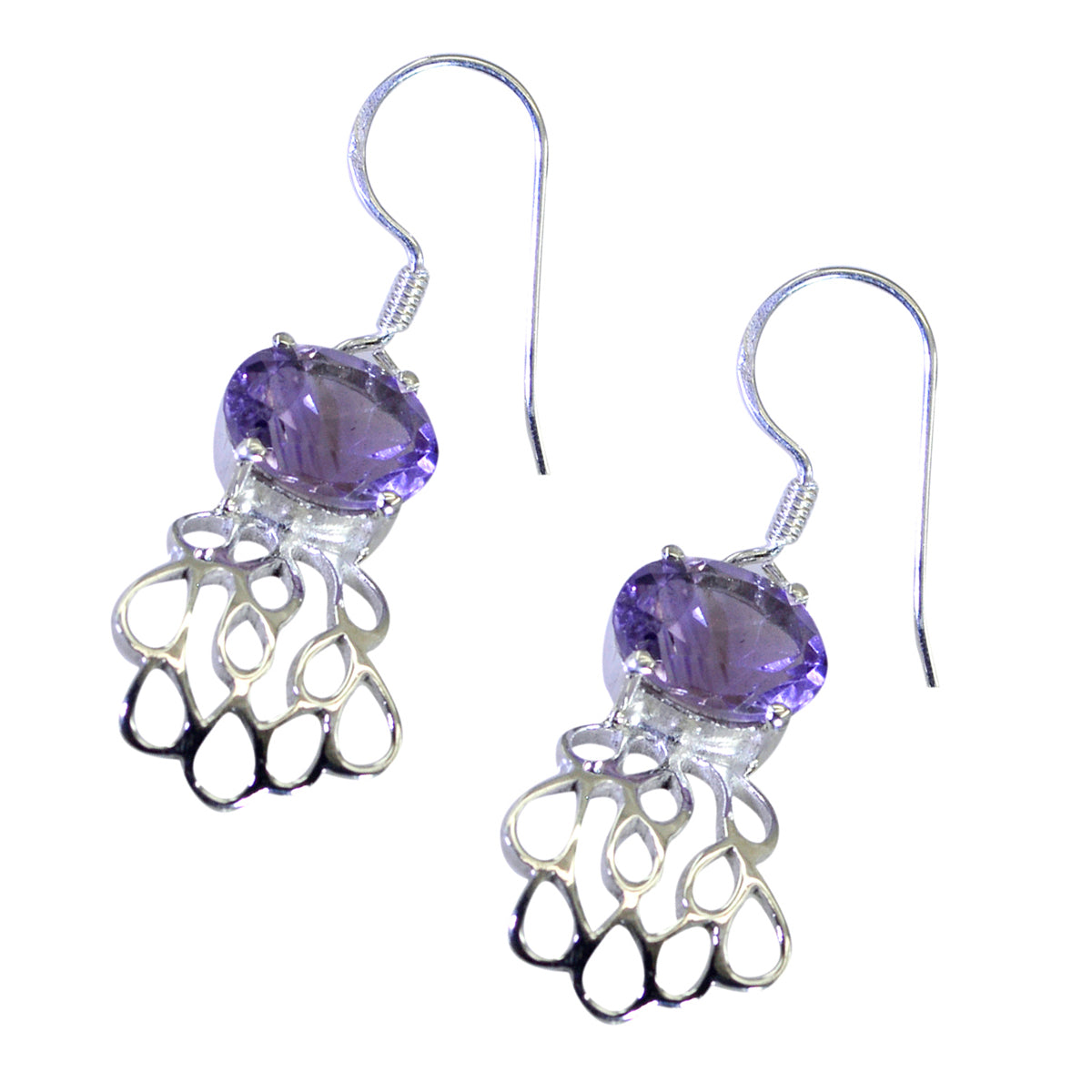 Amethyst-Japanese-Stella-Solitaire-Dangle-Purple-92.5-Silver-Earring