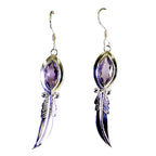 Amethyst-Turkish-Emily-Solitaire-Dangle-Purple-925-Sterling-Silver-Earring