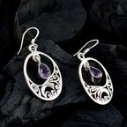Amethyst-Italian-Emma-Solitaire-Dangle-Purple-Sterling-Silver-Earring