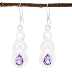 Amethyst-Middle-Eastern-Eva-Solitaire-Dangle-Purple-925-Silver-Earring