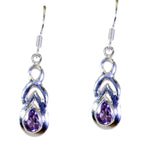 Amethyst-Middle-Eastern-Eva-Solitaire-Dangle-Purple-925-Silver-Earring