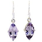 Amethyst-Latin-American-Giulia-Solitaire-Dangle-Purple-925-Sterling-Silver-Earring