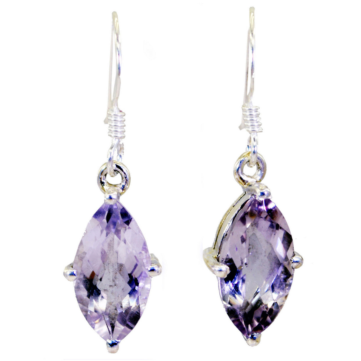 Amethyst-Latin-American-Giulia-Solitaire-Dangle-Purple-925-Sterling-Silver-Earring