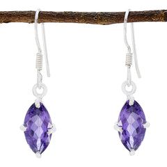 Amethyst-Latin-American-Giulia-Solitaire-Dangle-Purple-925-Sterling-Silver-Earring