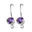 Amethyst-German-Greta-Solitaire-Dangle-Purple-Sterling-Silver-Earring