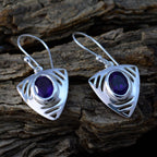 Amethyst-Japanese-Inès-Solitaire-Dangle-Purple-925-Silver-Earring