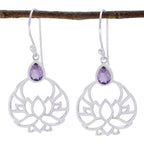 Amethyst-Turkish-Isabel-Solitaire-Dangle-Purple-92.5-Silver-Earring