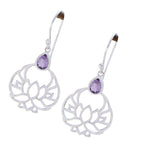 Amethyst-Turkish-Isabel-Solitaire-Dangle-Purple-92.5-Silver-Earring