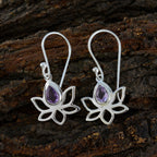 Amethyst-Middle-Eastern-Isabelle-Solitaire-Dangle-Purple-Sterling-Silver-Earring