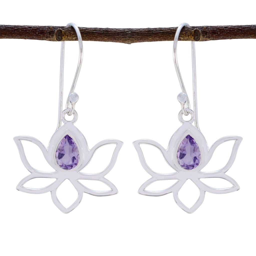 Amethyst-Middle-Eastern-Isabelle-Solitaire-Dangle-Purple-Sterling-Silver-Earring