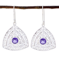 Amethyst-Australian-Ivy-Solitaire-Dangle-Purple-925-Sterling-Silver-Earring