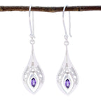 Amethyst-Latin-American-Julia-Solitaire-Dangle-Purple-925-Silver-Earring