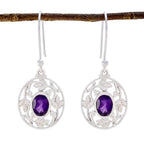 Amethyst-Japanese-Isabel-Solitaire-Dangle-Purple-925-Silver-Earring