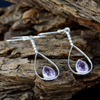 Amethyst-French-Katarina-Solitaire-Dangle-Purple-925-Sterling-Silver-Earring