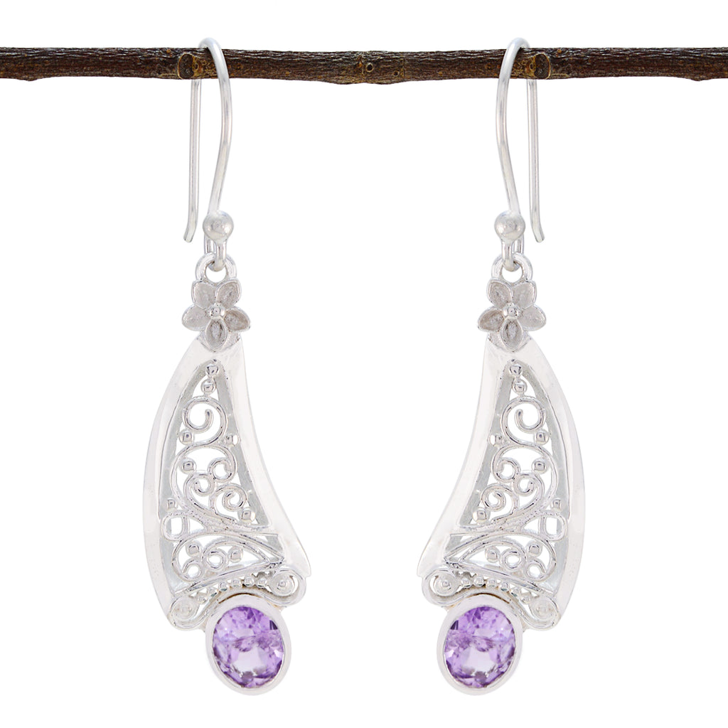 Amethyst-German-Katharina-Solitaire-Dangle-Purple-Sterling-Silver-Earring