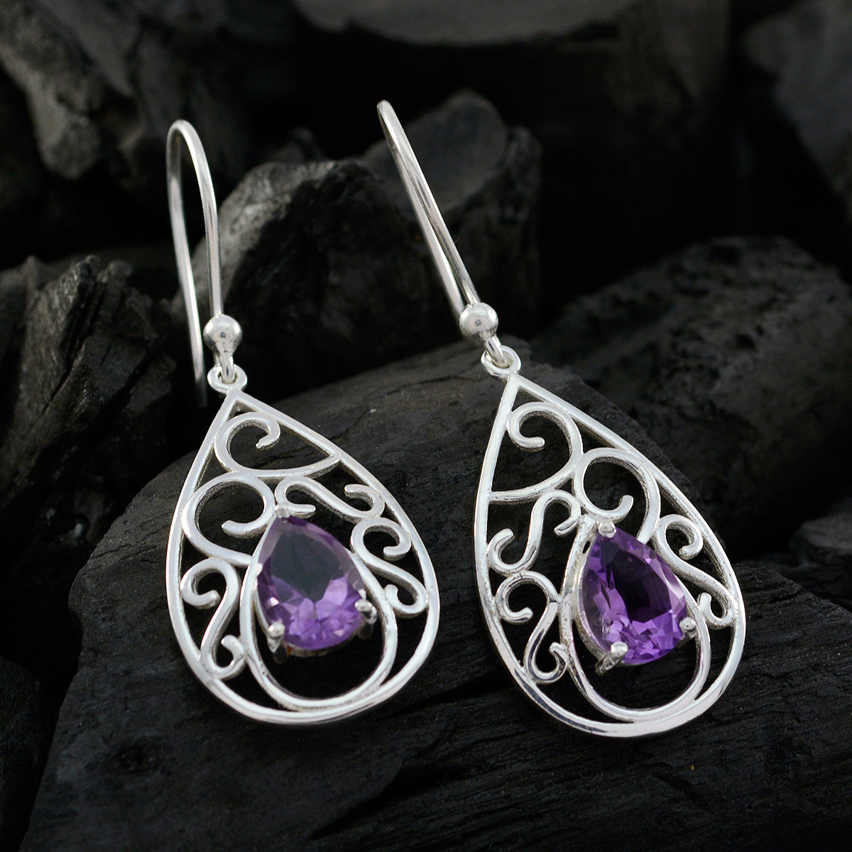 Amethyst-Russian-Laura-Solitaire-Dangle-Purple-Sterling-Silver-Earring