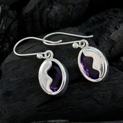 Amethyst-Egyptian-Lea-Solitaire-Dangle-Purple-925-Sterling-Silver-Earring