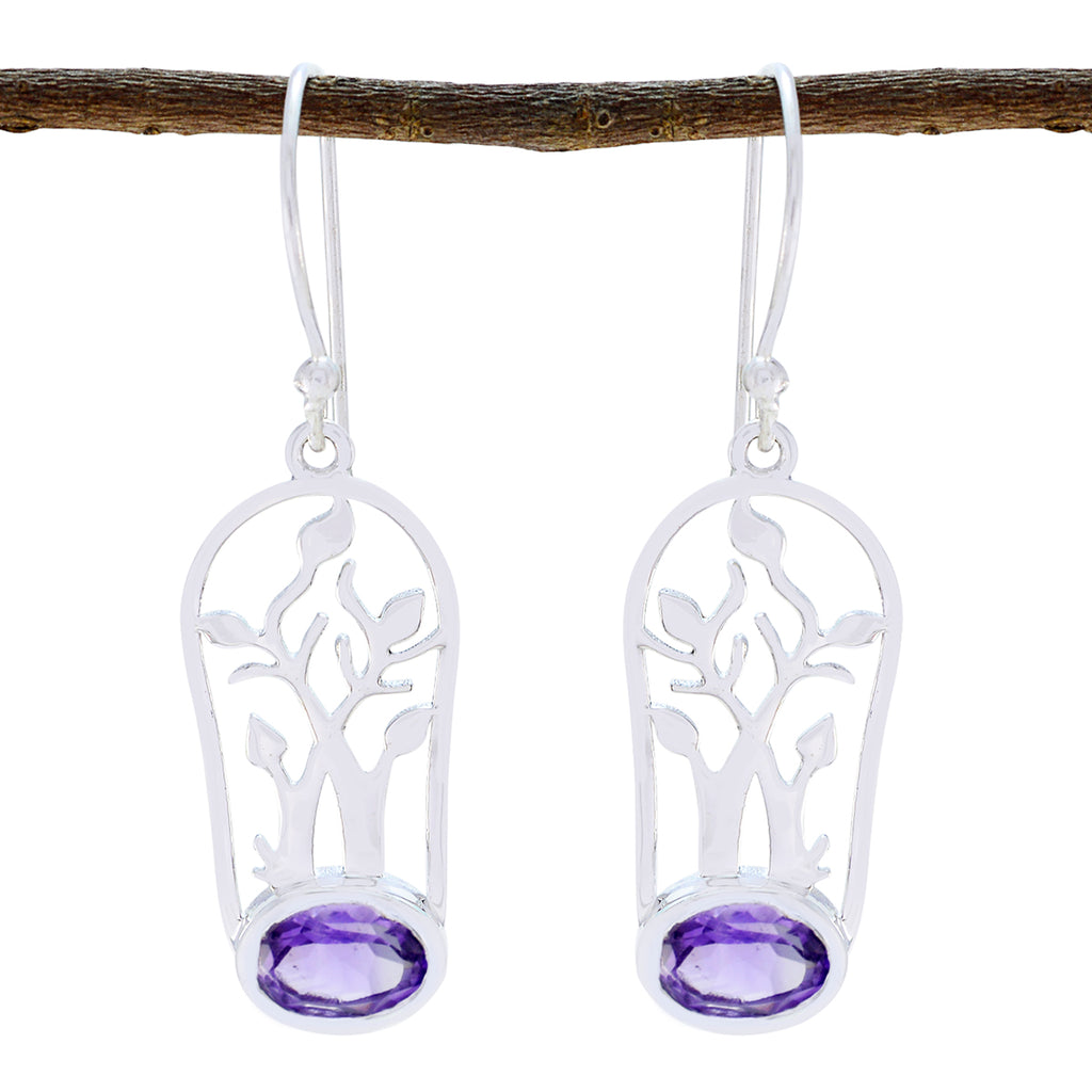 Amethyst-Moroccan-Olivia-Solitaire-Dangle-Purple-92.5-Silver-Earring