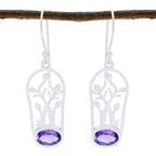 Amethyst-Moroccan-Olivia-Solitaire-Dangle-Purple-92.5-Silver-Earring