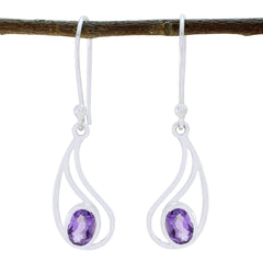 Amethyst-Italian-Lucy-Solitaire-Dangle-Purple-Silver-Earring