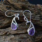 Amethyst-Spanish-Stella-Solitaire-Dangle-Purple-92.5-Silver-Earring